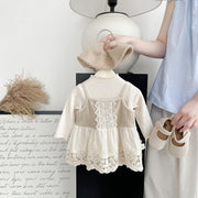 Three Piece Lace Suit